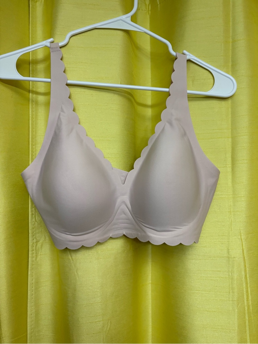 Scallop-Edge Nude Comfort Bra - Women Intimates